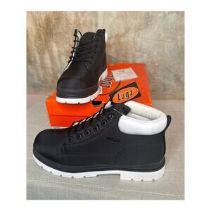 Lugz Drifter Ripstop Men's Black White Chukka Boot Lace Up Casual Size 12 D